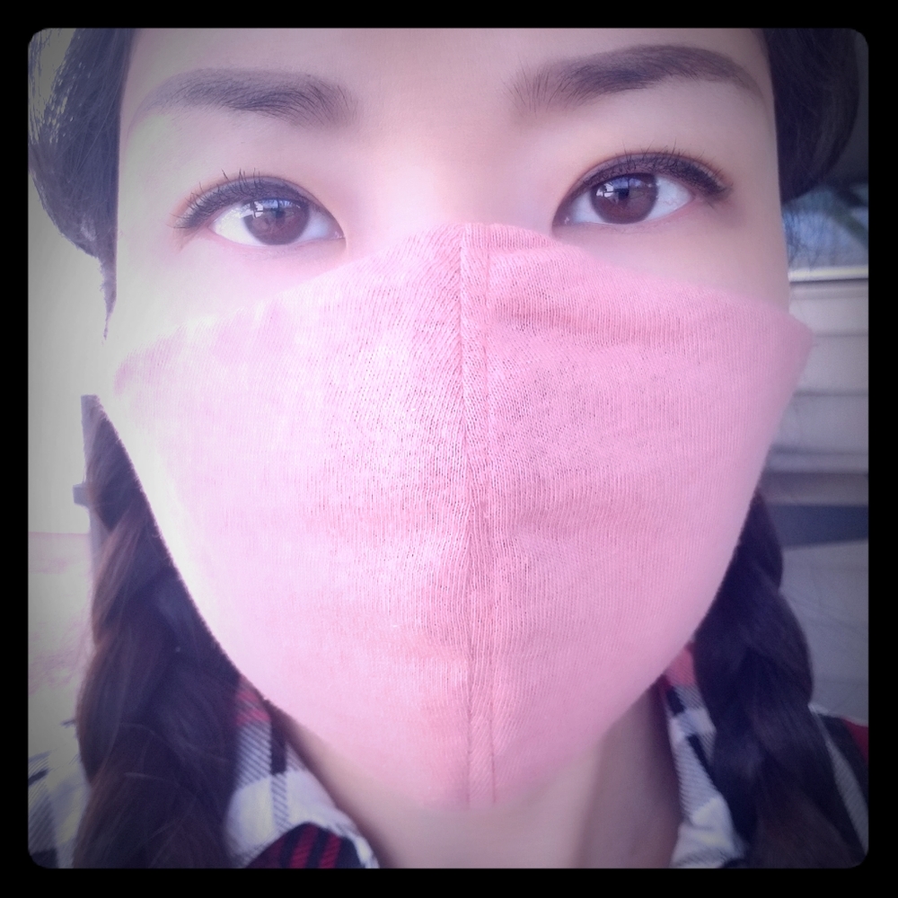 Face mask. Stretchy fabric